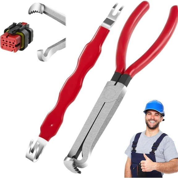 Automotive Electrical Terminal Connector Separator Removal Tool,Electrical Disconnect Pliers with with Straight & Dual-Head Designs,Multifunction Electrical Connector Removal Tool for Most Vehicle