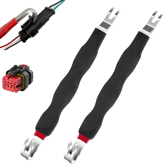 Automotive Electrical Terminal Connector Separator Removal Tool Remover,2-in-1 Straight & Bent Head Electrical Disconnect Pliers with Non-Slip Grip,Durable Steel Connector Removal Tool