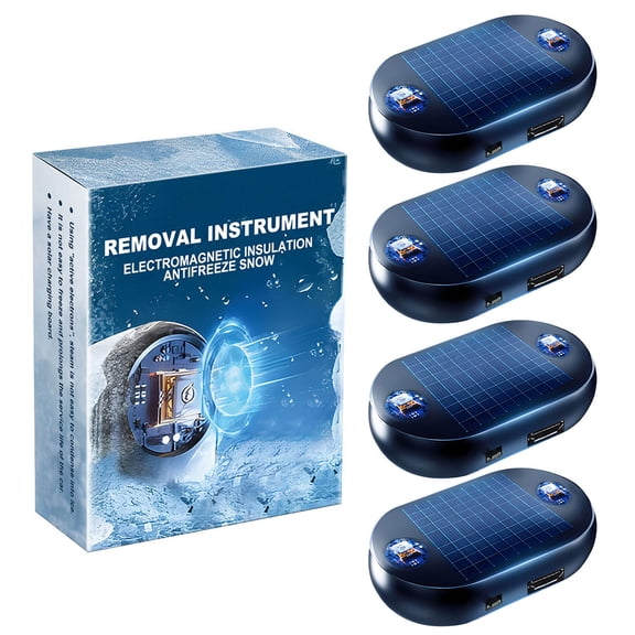 Automotive Electromagnetic Ice Melter Defrosting Tool Preventing Freezing Through Water Molecule Vibrations Technology 4pcs