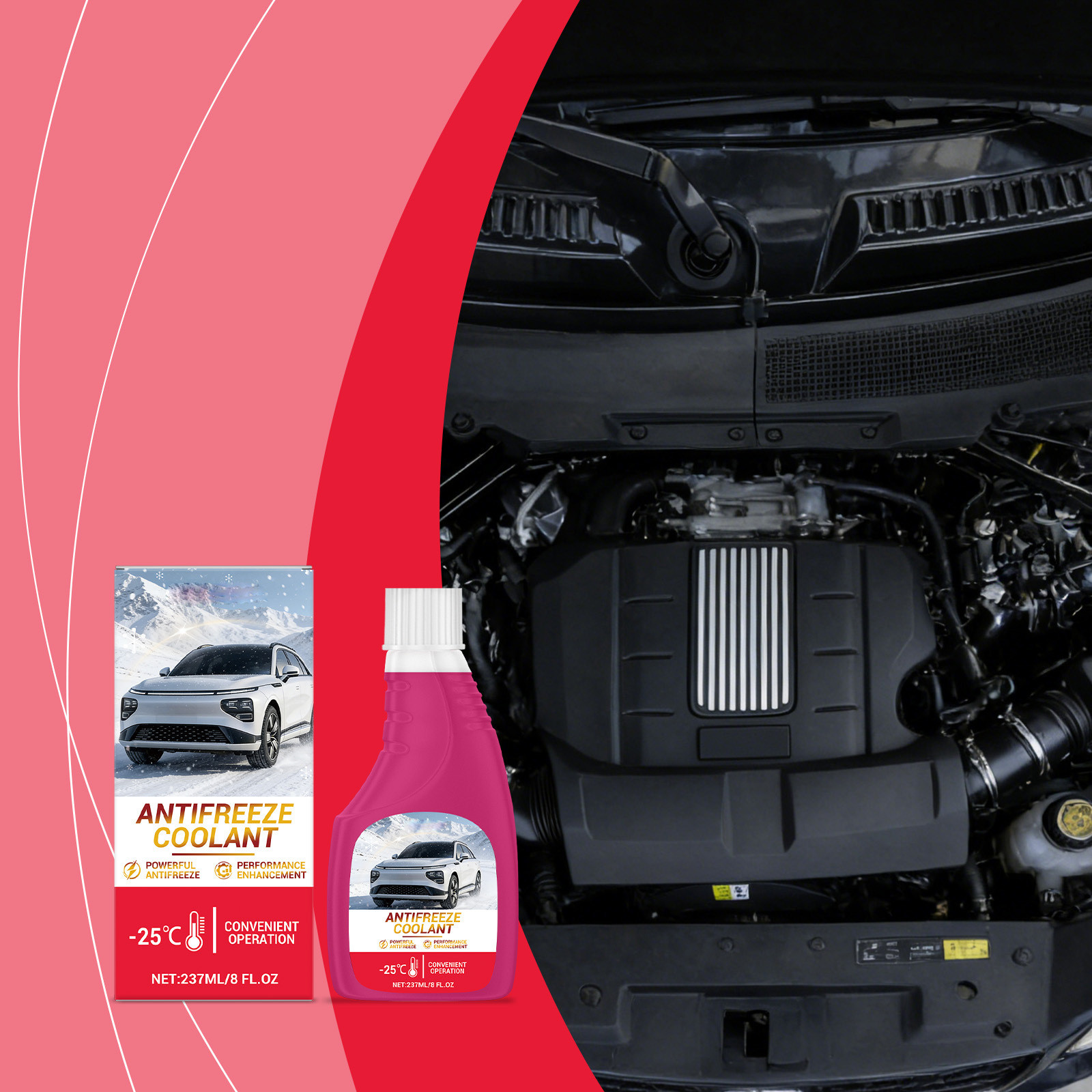 3-Pack Genuine Honda Coolant / Antifreeze - Type 2 For Civic, Accord, Odyssey, CR-V (OL999-9011)