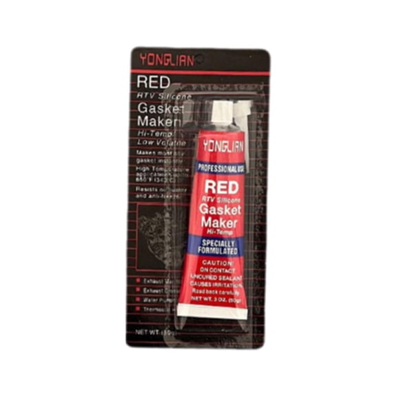 Automotive Engine Sealant, Waterproof Red Silicone, 85g & 50g Set, High Temperature Resistant