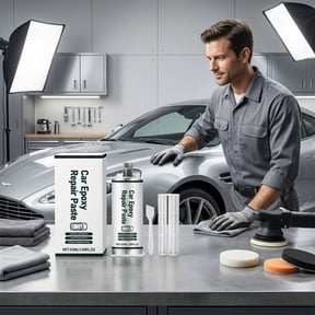 Automotive Epoxy Repair Paste - Strong Adhesion, Fast Curing, Versatile Adhesive for Structural Repairs and Small Chips - Ideal for Professionals and DIY Enthusiasts