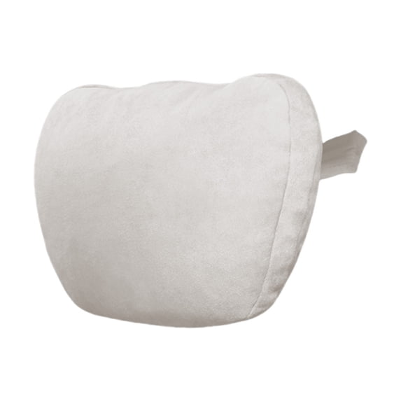 Automotive Ergonomic Neck Pillow Faux Velvet Memory Foam Car Seat Headrest Cushion For Driving Support Gray