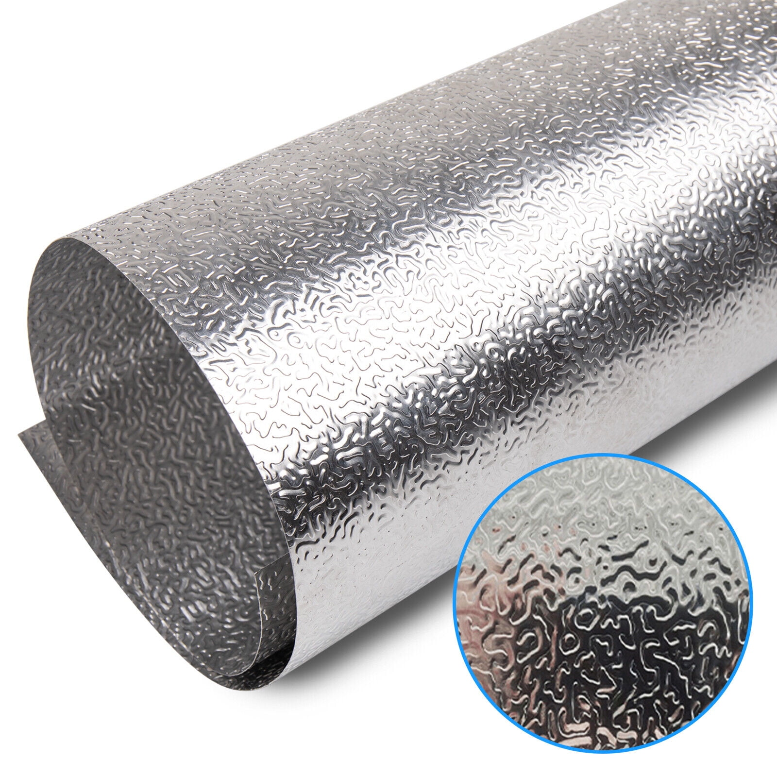 Automotive Exhaust Heat Shield Wrap Embossed Aluminum Muffler Heat