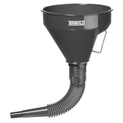 Automotive Flex Funnel with Hose | Wide Mouth Flexible Oil Funnel for Automotive Use - Gas, Transmission Fluid, Car Fuel, Oil Change (Grey)