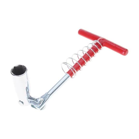 Automotive Flexible Head Sparks Plugs Socket Wrench Double 16mm 21mm Size Ergonomic Grip For Vehicle Maintenance