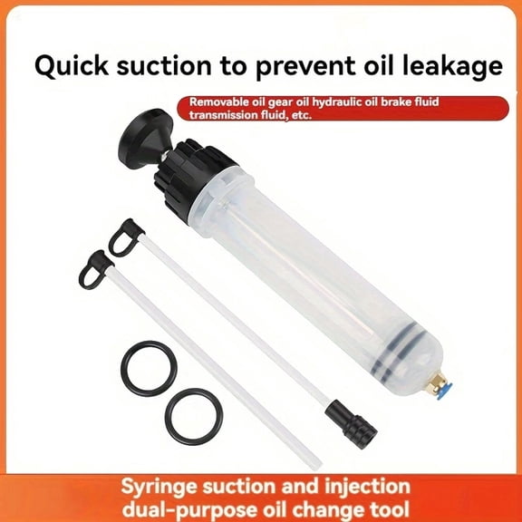 SPOCAX Fluid Extractor Pump Syringe Vacuum Suction 500 ml Capacity 5-Piece