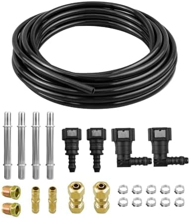 Automotive Fuel Line Repair Kit 3/8'', Nylon or Steel Fuel Line Kit FLK ...
