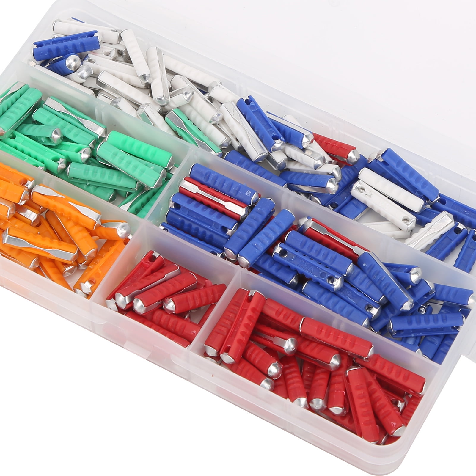 Automotive Fuse, 200pcs Car Fuses Kit With Storage Box For 2wheelers