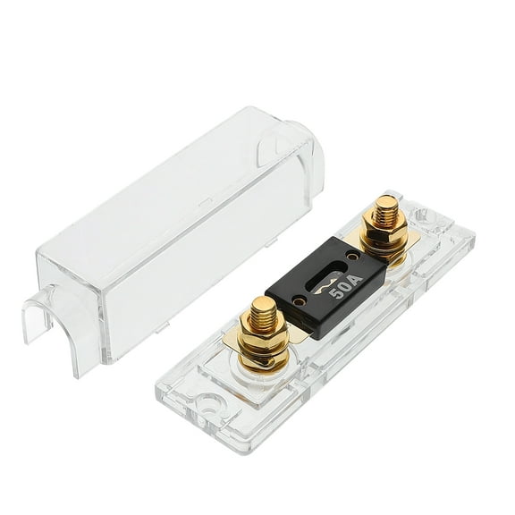 GOOHOCHY HOMEMAXS 1 Set Car Audio Fuse Box Automotive Mini Fuse Block Puller Amp Holder BoatFuse Block Holder