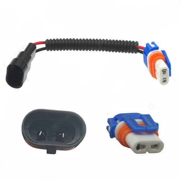 Automotive General 9006 LED HID Headlight Adapter Cable, Lamp Holder Cable, Headlight Plug 9006 Ceramic Lamp Holder Head Single Slot