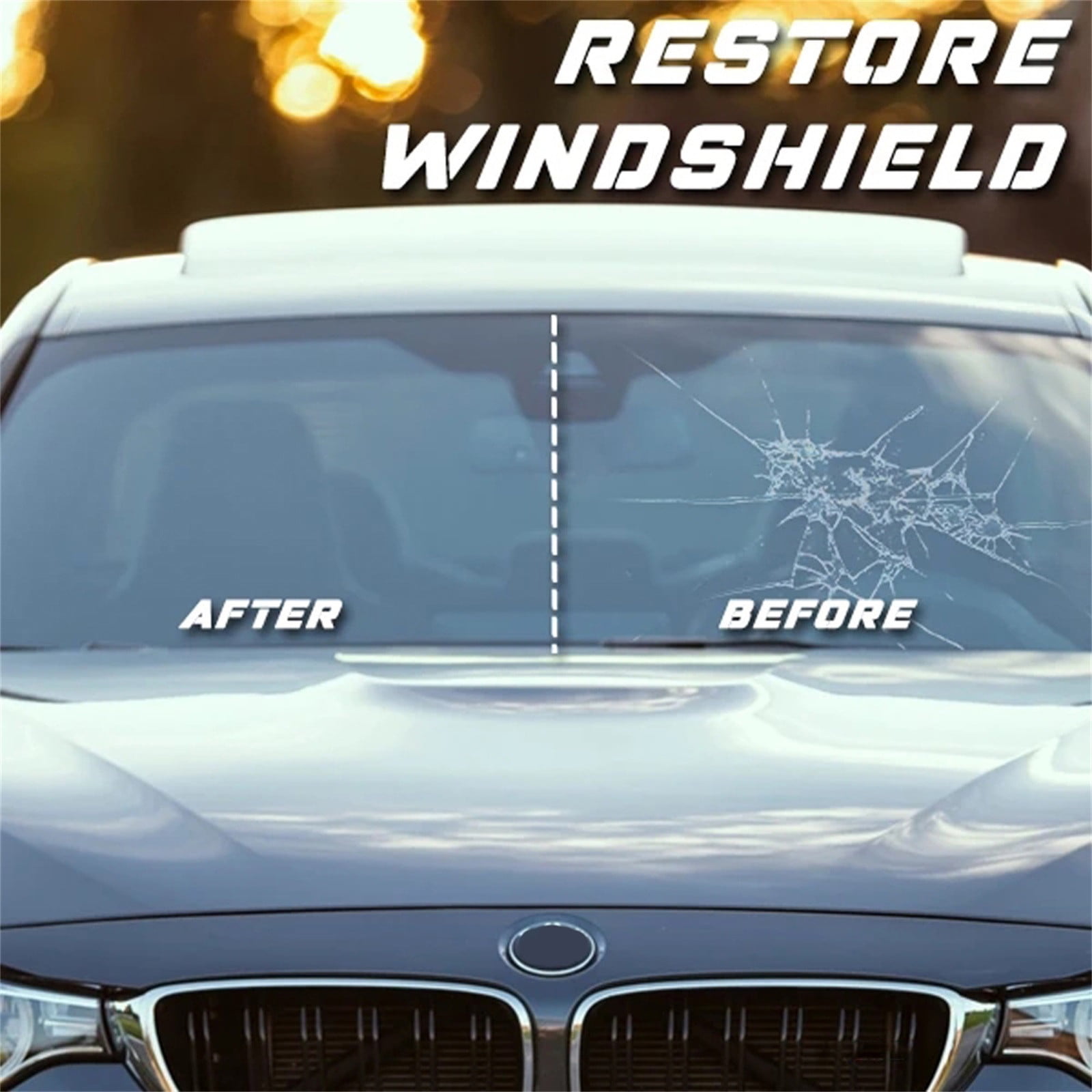 Automotive Glass Nano Car Window Glass Crack Chip Tool 6ml Car Cleaning