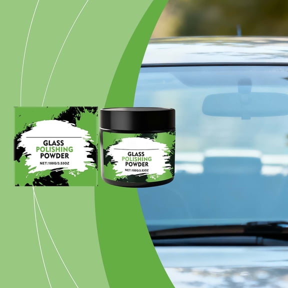 Automotive Glass Polishing Powder, Powerful Scratch Remover, Car Windshield Scratch Repair, Clear Vision Glass Cleaning, Professional Car Care Tool For Vehicle Maintenance