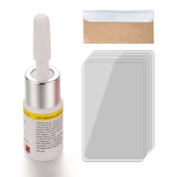 Automotive Glass Repair Kit, Car Window Crack Chip Repair Tool, DIY Windshield Repair Resin, UV Light Curing, Quick Scratch and Crack Fix for Cars, Trucks, SUVs
