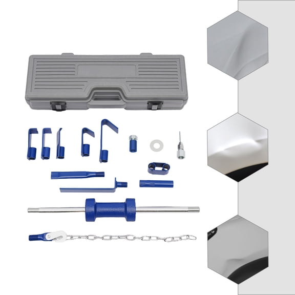 Automotive Hammer Puller Frame Multi-functional Set with Carrying Case for Homes, Repair Shops