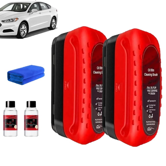 Automotive Handheld Oil Film Cream,Oil Film Remover,Jet Dry Windshield Cleaner Auto Glass Degreaser Windshield Polish for Clarity Truck Auto SUV Vehicle