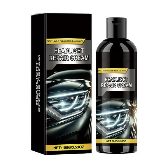 Automotive Headlight Restoration Kit Grade Refurbishment Paste for Clear Bright Lights Car Care Cleaning Solution