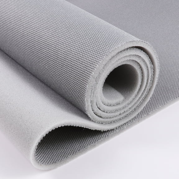 Automotive Headliner Fabric Foam Backing Material 48"W x 80"L for DIY Truck SUV UV Car Roof Interior Gray