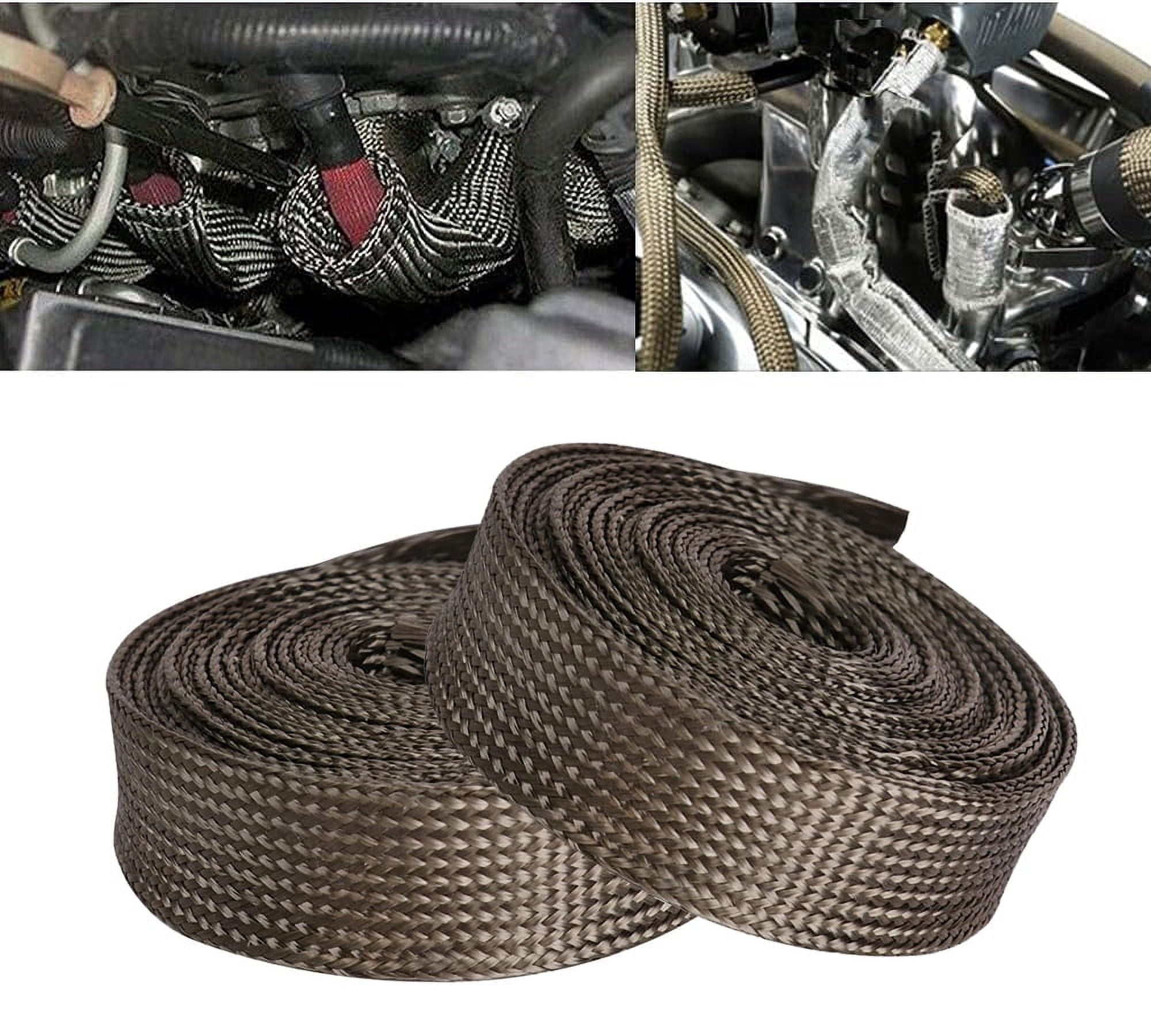 Automotive Heat Sleeve Roll Woven Design Vehicle Hose Wire Loom Brake