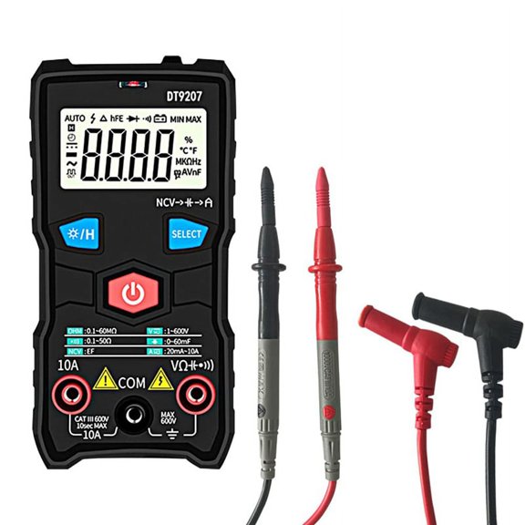 Automotive/Home for  & DIYers Auto-Range 6000-Count Multimeter Non-Contact Voltage, Fuse-Protected, No Extras