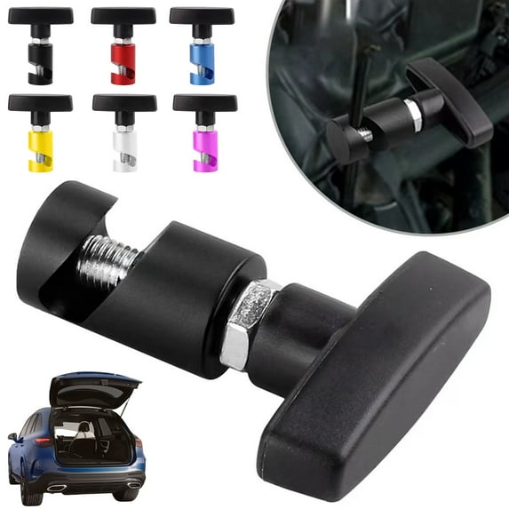 Automotive Hood & Trunk Lift Support Clamp – Adjustable Aluminum Alloy Pressure Rod Slip Fixing Tool, 3/8" Max, Easy Install, Anti-Slip, Safety Lock Device