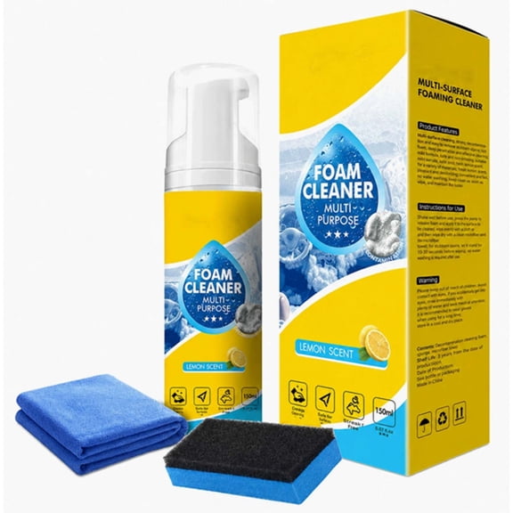 Automotive Interior Foam Cleaner All-Purpose Deep-Cleaning Spray for Car Upholstery
