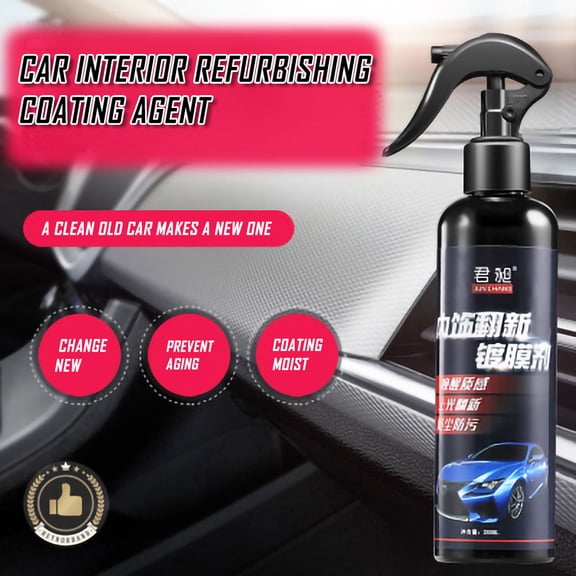Automotive Interior Plastic Renovation Coating Paste, 120 Ml, Deep Penetration For Dashboards And Plastic Trim, Oil-Free Quick Dry Formula, Restores Color, Protects Against Wear, Safe And Odorless