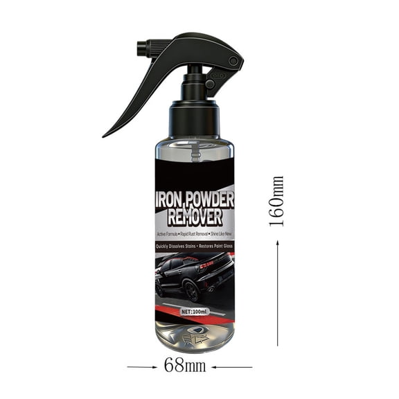 Automotive Iron Powder Remover Car Paint Wheel Hub Cleaner Oxidation Layer Wheel Hub Iron Powder Cleaner 100ml