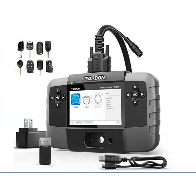 Automotive Key Programmer TOPDON T-Ninja1000 Add, Delete Key, Read Pin ...
