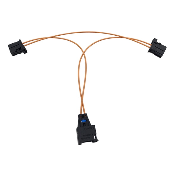Automotive Diagnostic Fiber Connector 2M1F 20cm MOST Loop Bypass Cable for Player Map & Amplifier Systems