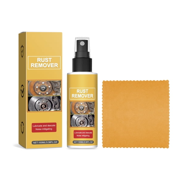 Automotive Metal Iron Powder Rust Remover, 100Ml For Tools And Parts, Dissolves Rust And Prevents Corrosion, Includes 1 Bottle