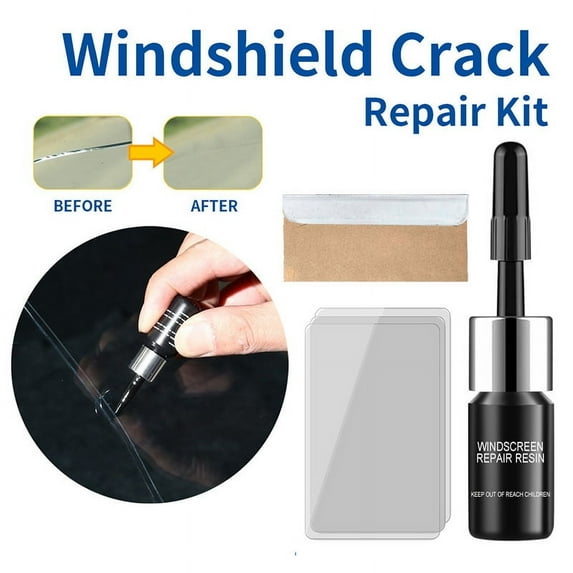 Automotive Nano Glass Repair Fluid Kit, Car Auto Windshield Repair Resin Kit, Wind Shield Car Glass Repair Set, Crack Repairing for Car