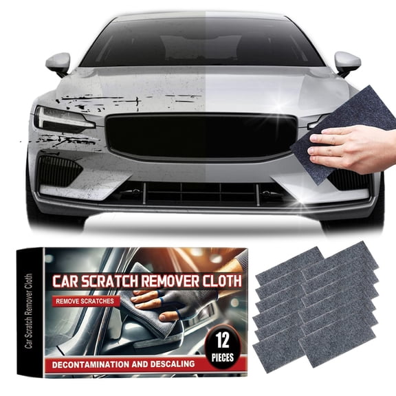 Automotive Nano Scratch Cloth for Car Care Quick Scratches Swirls Marks Shine 12PCS