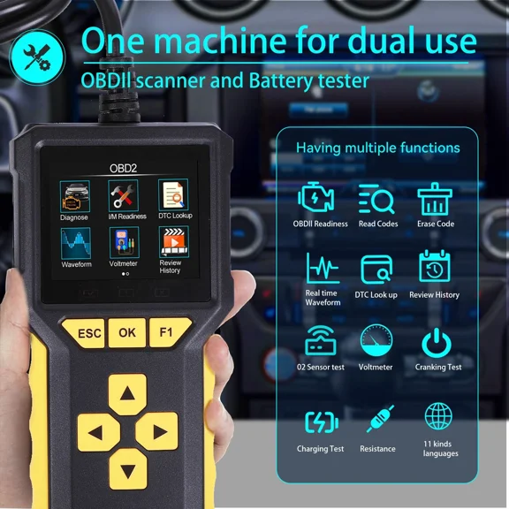 Automotive OBD Code Reader OBD2 Scanner Car Check Engine Fault Diagnostic ToolAutomotive OBD Code Reader OBD2 Scanner Car Check Engine Fault Diagnostic Tool