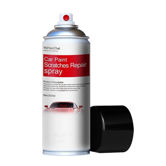 Automotive Paint, Black Car Paint, Car Paint Scratch Repair, Auto Touch Up Paint, 300Ml Black One Size Car Scratch Repair Solution, 7X2 Inch Black Paint That Fills, Covers and