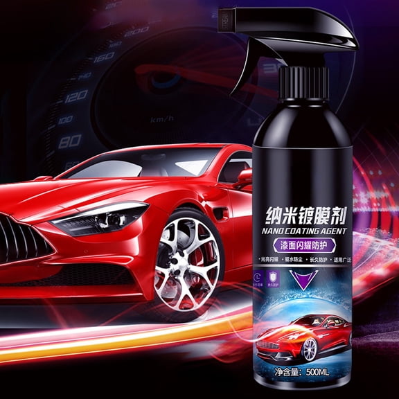 Automotive Paint Coating Agent Spray Wax Glazing Maintenance Protective Wax Easy Apply Water Repellent 500ml Gloss Shine Hydrophobic Anti Scratch UV Protection Car Care Detailing