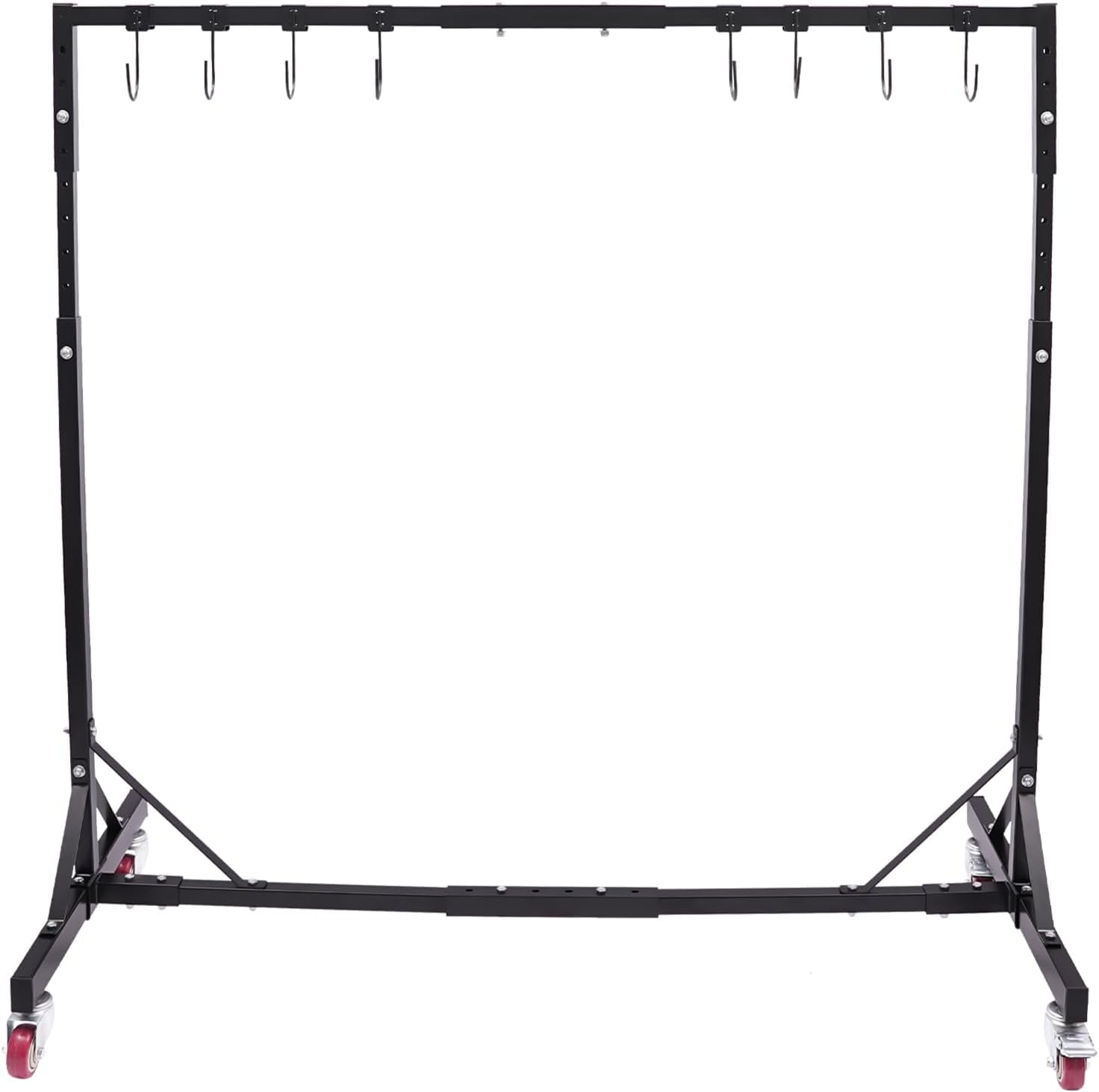 Automotive Painting Rack, 5FT-7FT Adjustable Height Auto Body Paint ...