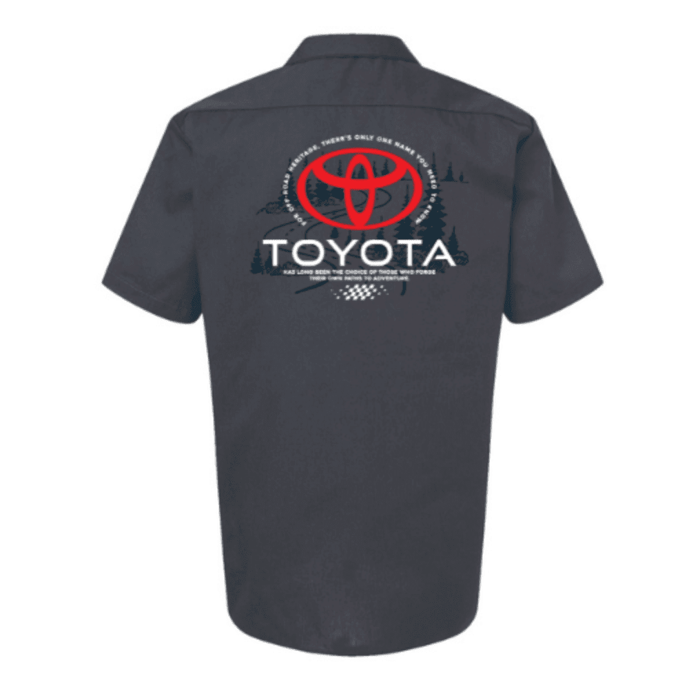 Automotive Performance Meets Style Toyota Work Shirt