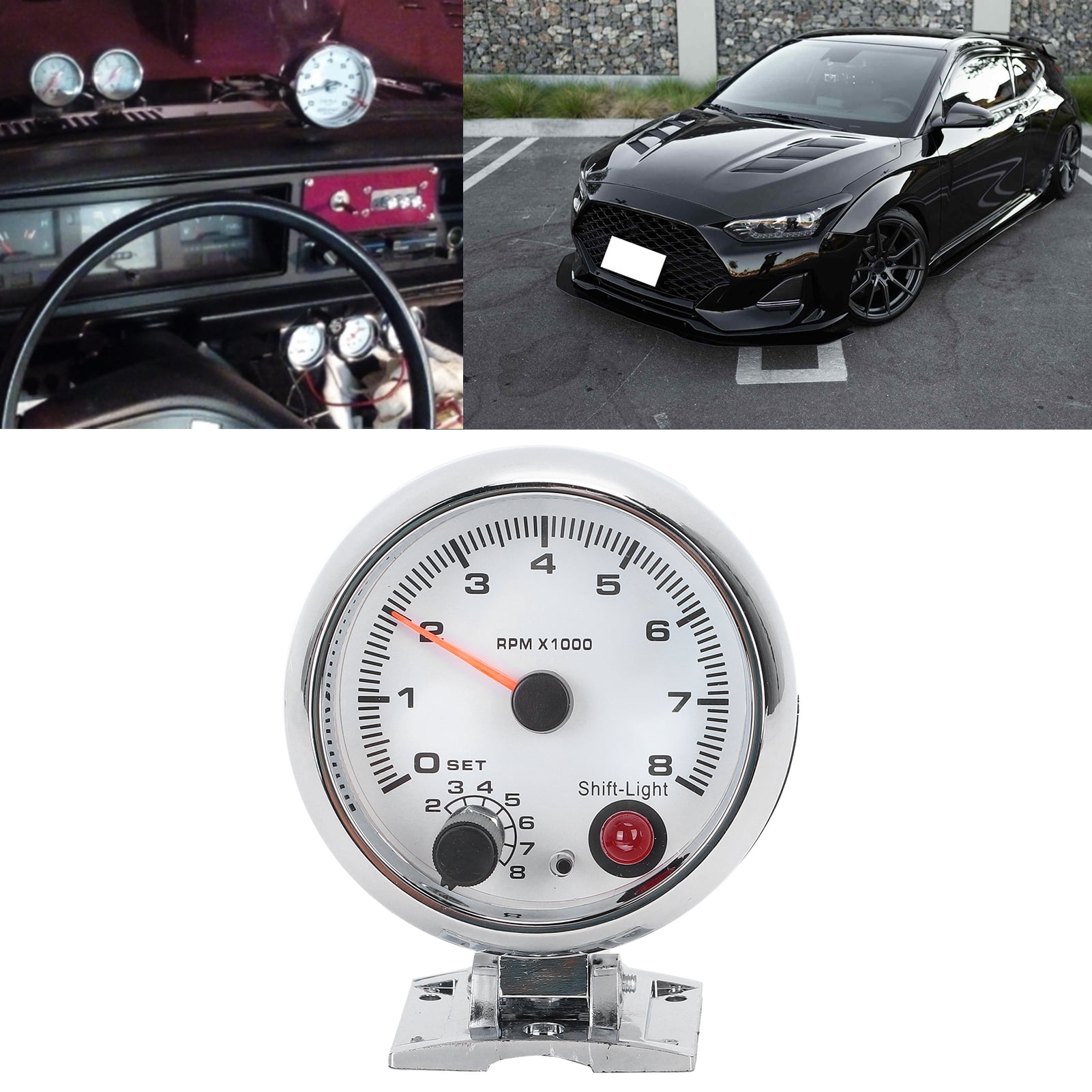 2-Pack Gas Engine Tachometer & Hour Meter - Digital Gauge Compatible With Tiny Tach TT2B & Stens 750-920