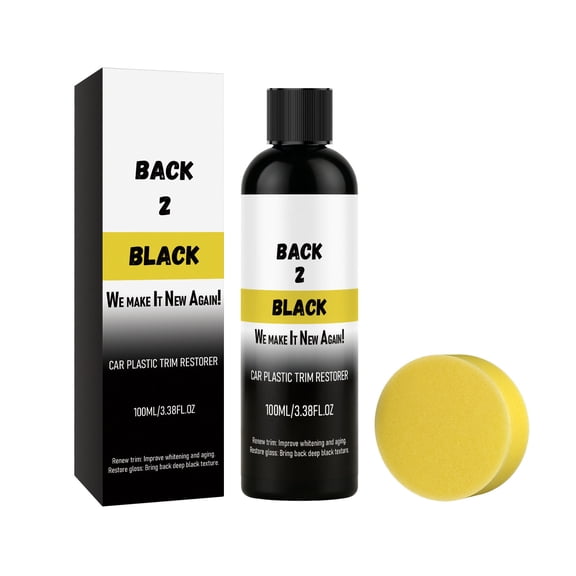 Automotive Plastic Parts Care Agent 100Ml Nano Formula Refurbishment And Maintenance For Interior And Exterior