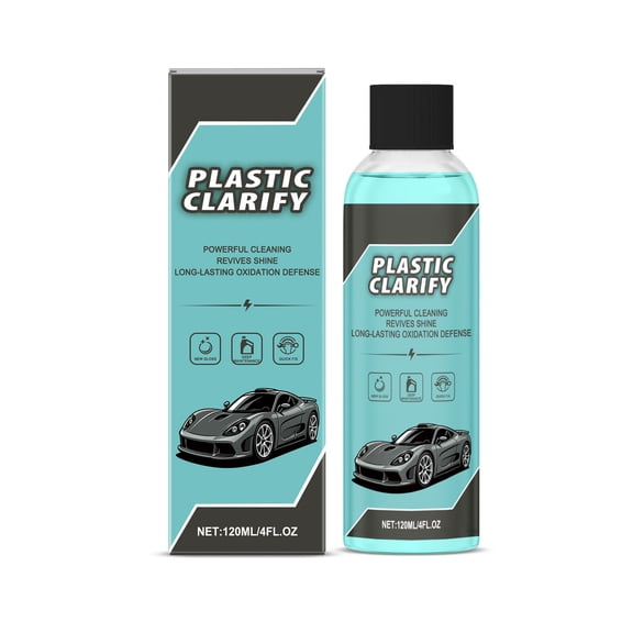 Automotive Plastic Restorer, Cars Ceramic Interior Trim Restore, Shines & Protects Plastic, Vinyl & Rubber Surfaces 1Pc