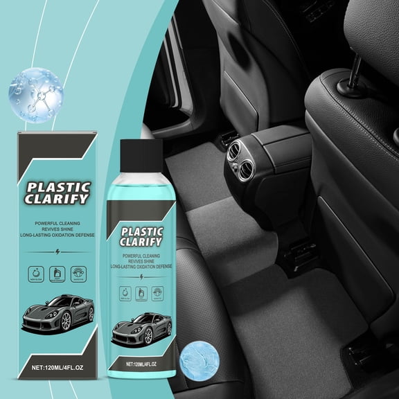 Automotive Plastic Restorer - Renew Gloss, Anti-Wear Protection, 2-in-1 Interior & Exterior, 120ml