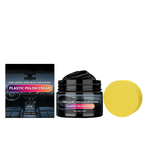 Automotive Plastic Shine Restoration Paste Crystal Coated Polishing Paste for Plastic Parts