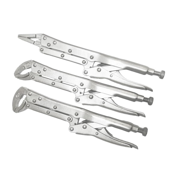 Automotive Pliers Set 12Inch Long Neck Multi Angle Long Nose Locking Plier
