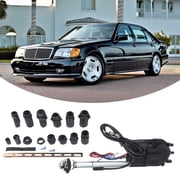 Automotive Power Antenna Replacement Kit,For Mercedes For Benz,For W140 W126 W124 W201 Motor Antenna 5 Section Mast 75Cm,With 120Cm Cable