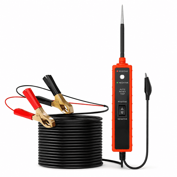 Automotive Power Circuit Tester with LED Light - DC Power Probe for 6-24V, Short Finder, Continuity & Resistance Check | Car Electrical Diagnostic Tool