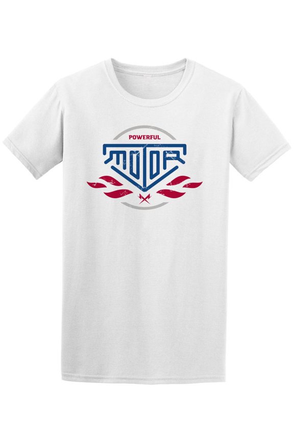 Automotive Powerful Motorcycle Tee Men's - Men T-Shirt, Large