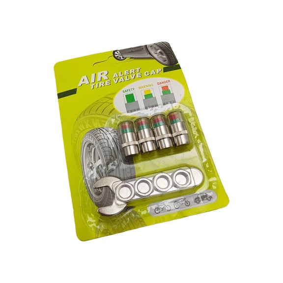 Automotive Pressure Monitoring Valves Caps With Alert Function Car Tire Pressure Indicators Universally Use