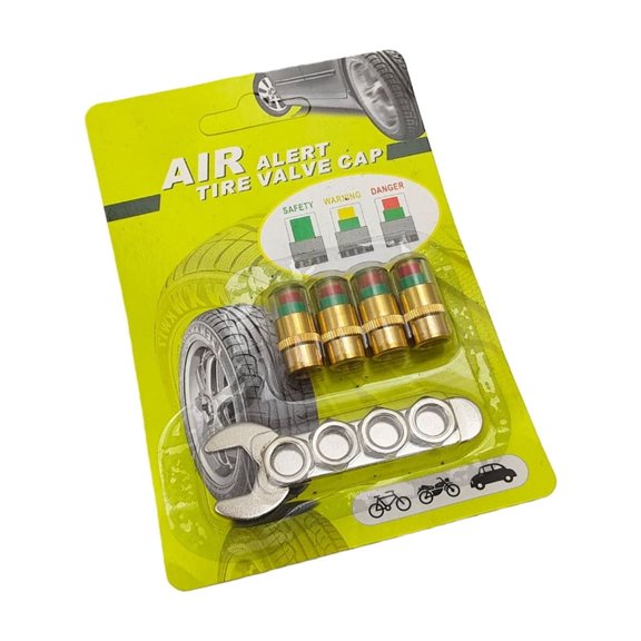Automotive Pressure Valves Caps With Alert Function Car Tire Pressure Indicators Universally Use