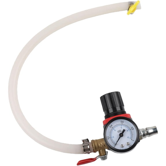 Automotive Radiator Pressure Tester & Leak Detector Gauge &19 Hose for Car Cooling System Water Tank Leak Detection